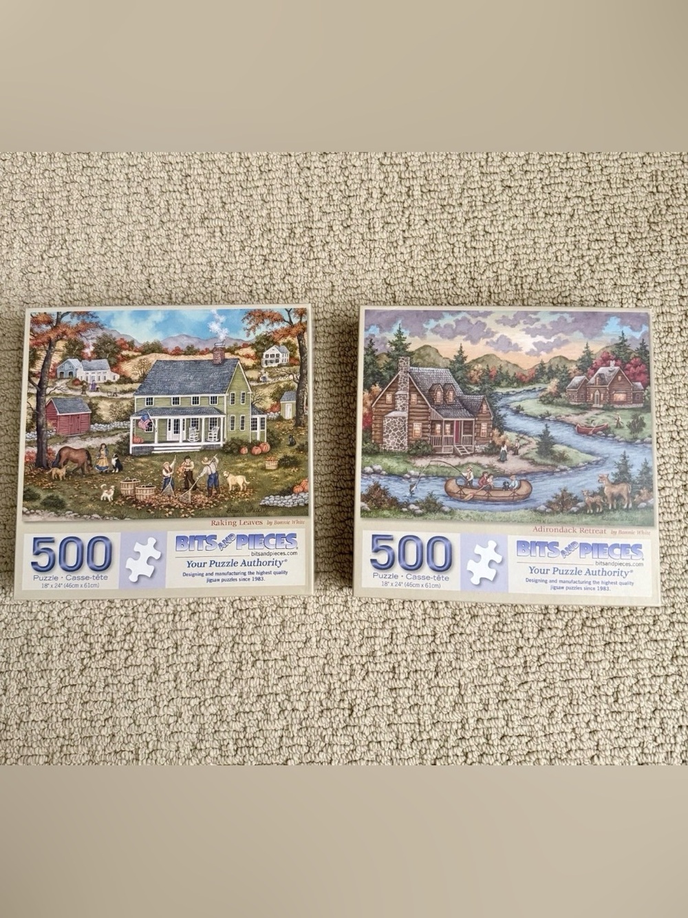 Bonnie White 500 piece puzzles lot